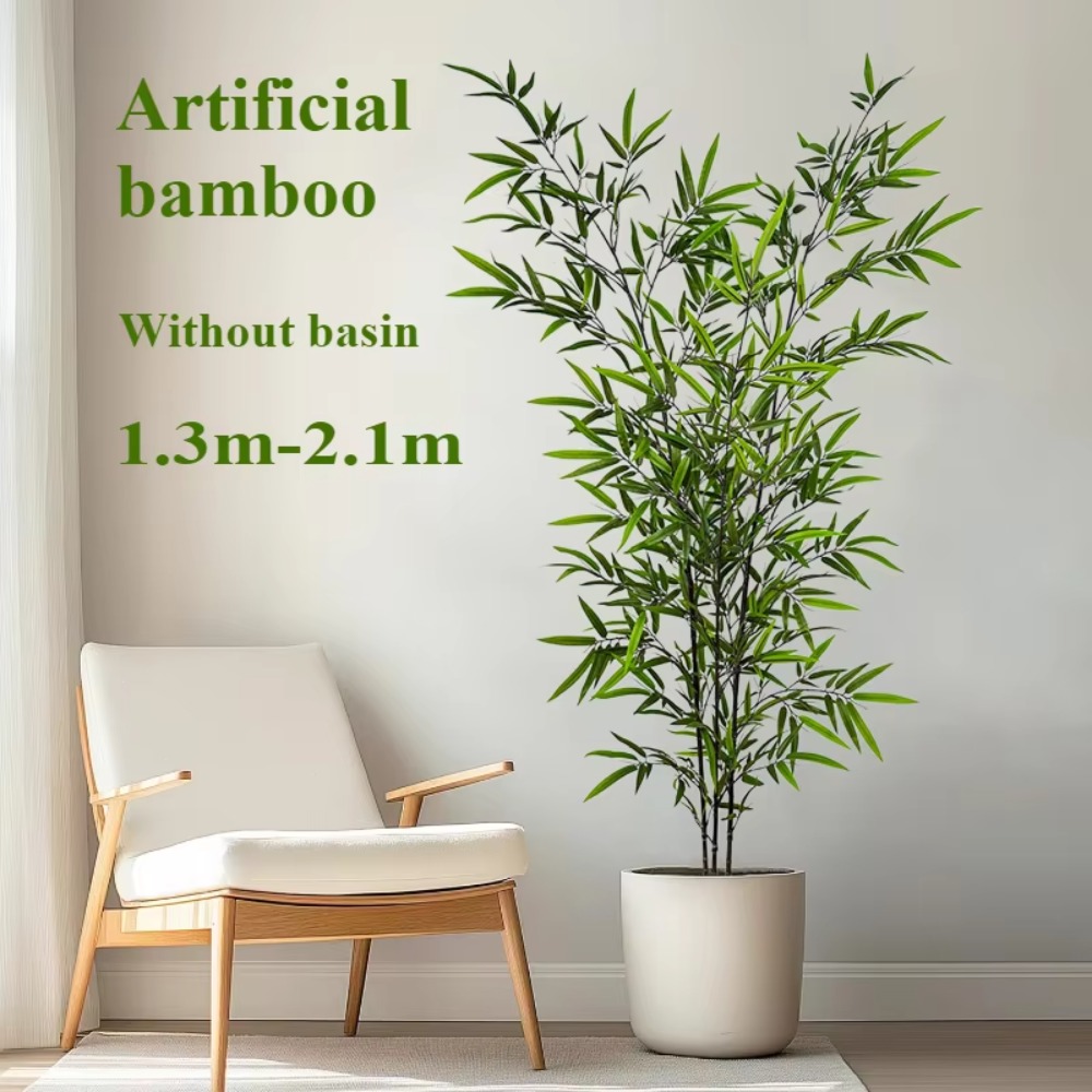 Artificial Green Bamboo PU+PVC - Ficus Lyrata Tree ulasan dan harga