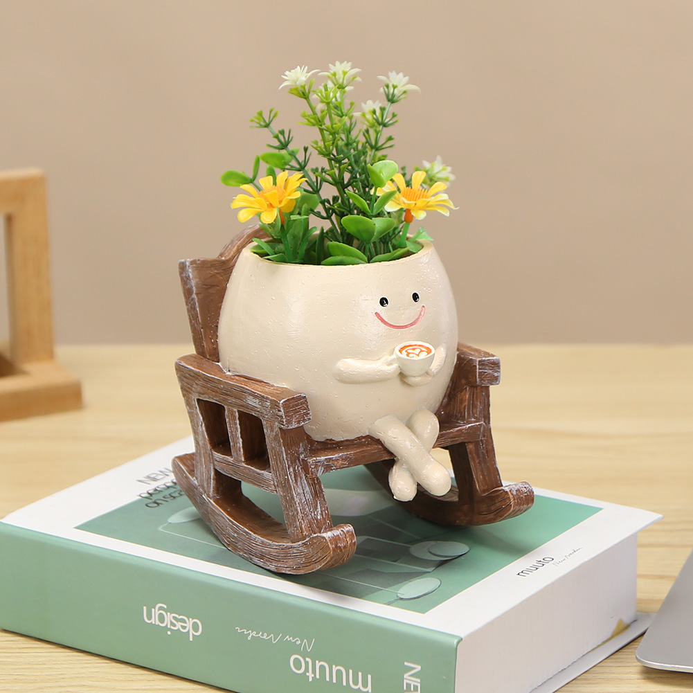 Creative Rocking Chair/Swing F - Echeveria Succulent ulasan dan harga