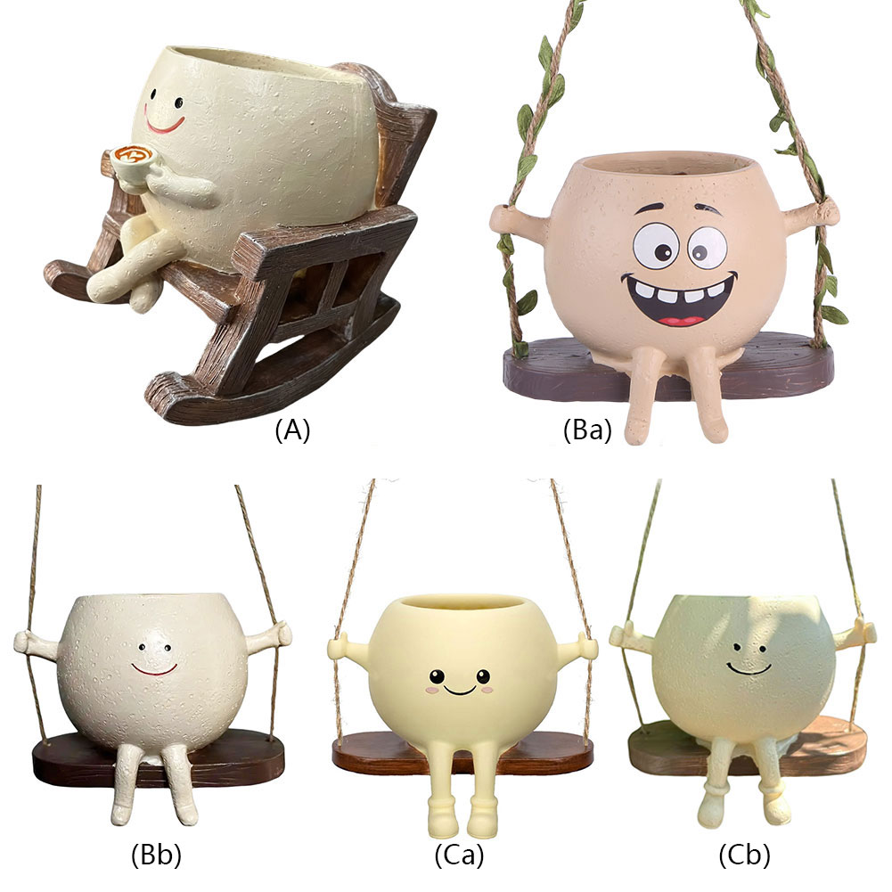 Creative Rocking Chair/Swing F - Echeveria Succulent ulasan dan harga