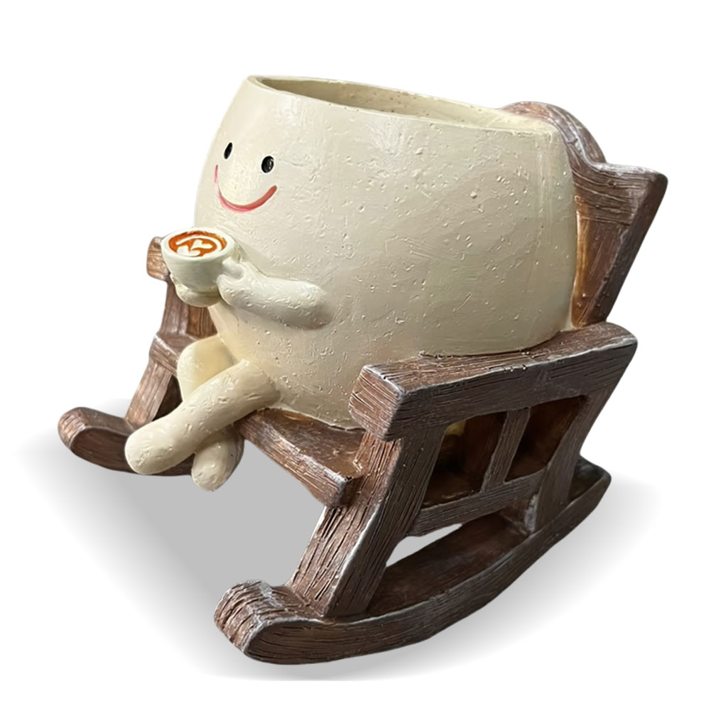 Creative Rocking Chair/Swing F - Echeveria Succulent ulasan dan harga