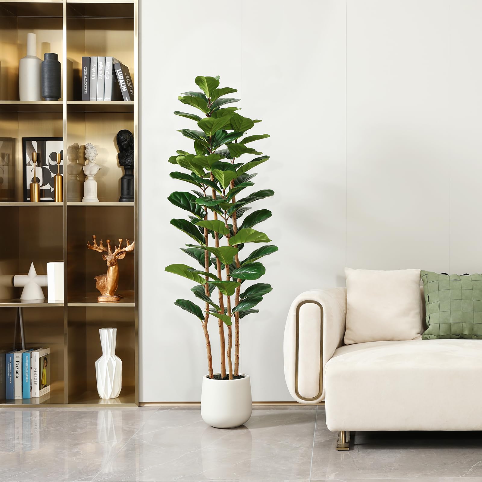 Artificial Fiddle Leaf Fig Tre - Ficus Lyrata Tree ulasan dan harga
